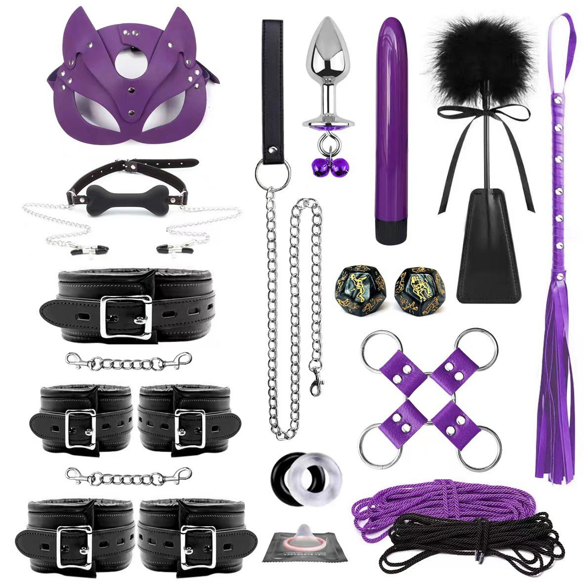 "Obedience Overload”
A full seven piece set: toys, toys, toys, toys, toys, and more toys. This isn’t playtime—it’s your purpose.