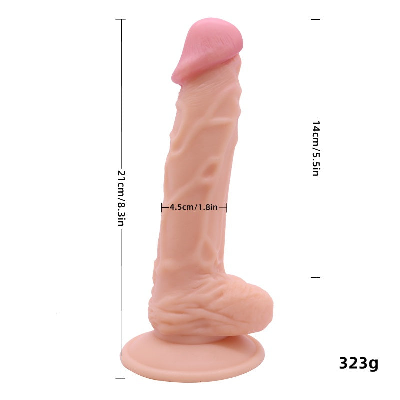 "Lifelike Lesson" – Single Realistic Dildo
Flesh-toned, detailed, and made to be stuffed inside your tight little hole. Every inch reminds you of your role: to be used, owned, and forgotten.