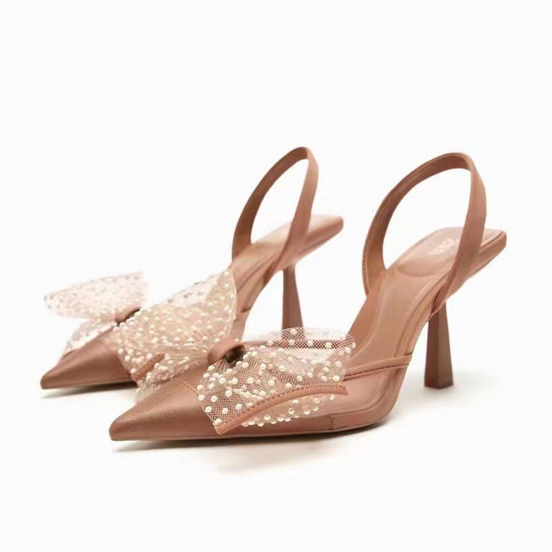 "Pouty-Princess Strap Heels"
Tight ankle straps, pretty bows, and a very clear message—you’re dressing for my pleasure, not comfort.