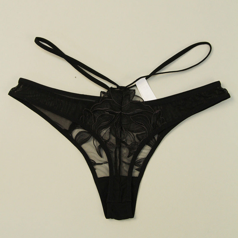 Sexy Black Thong Panties