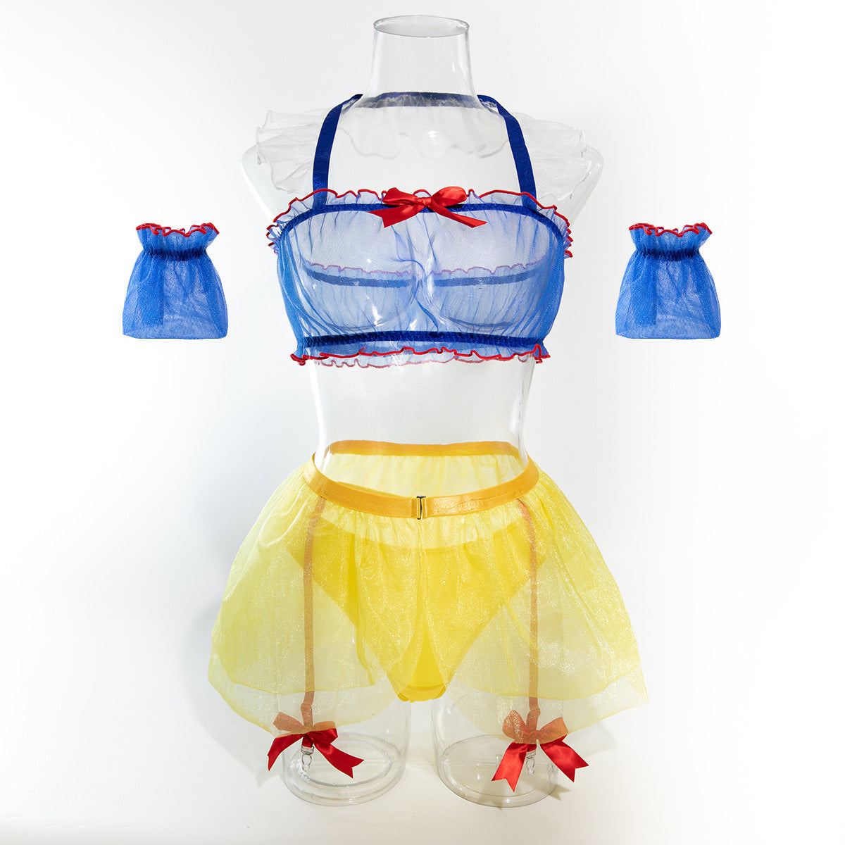 Obey & Serve: Classic Sissy Maid Uniform”
Cute dress with a high hem, ruffled apron, and lace-trimmed puff sleeves. You’ll dust the shelves and polish Mistress’s heels in this. Speak only when spoken to—and always say yes, Mistress.