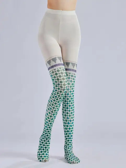 “Plaid Pet Tights” – Schoolgirl-inspired plaid pantyhose for the obedient sissy. Mistress sees every pleat, every tremble you make.