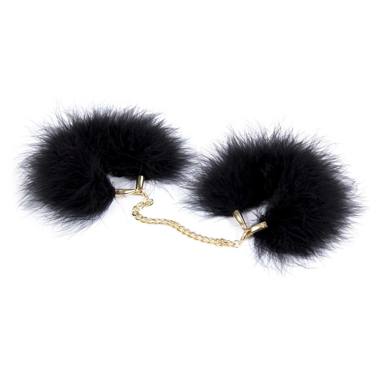 "Fuzzy Wuzzy's Not Free”
Black fur-lined cuffs that match your tail plug. Wiggle all you want. Mistress loves when her toys squirm.