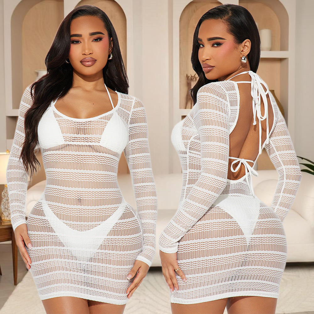 “Stretch & Surrender”
Skin-tight sheer green lace bodysuit with a thong back and snap crotch. You’ll wiggle into it like the desperate doll you are—then beg to be locked into place.