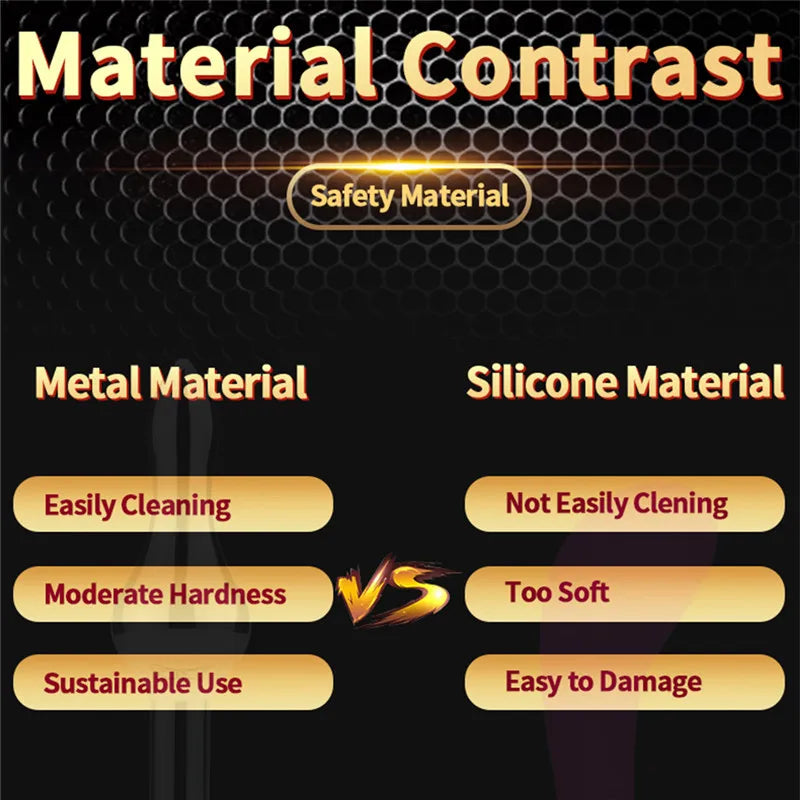 Runyu Intimate Metal Anal Plug with Crystal Jewelry Smooth Butt Plug Anal Beads Anus Dilator Anal Toy for Men Women Masturbation