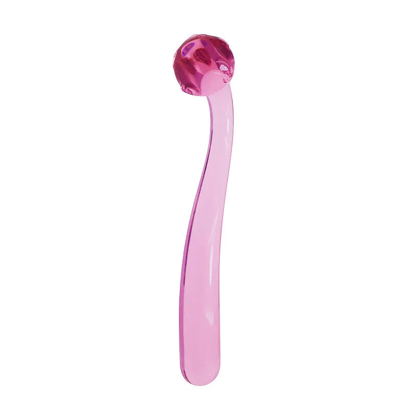 2 Colors Pyrex Glass Dildo Fake Penis Crystal Anal Beads Butt Plug Prostate Massager G Spot Female Masturbation Toys For Women