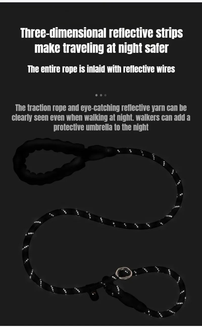 Harness Leash Dog Collar Small Puppy Accessories Explosion-proof Reflective  Training Anti-escape Walking Rope Pet Traction