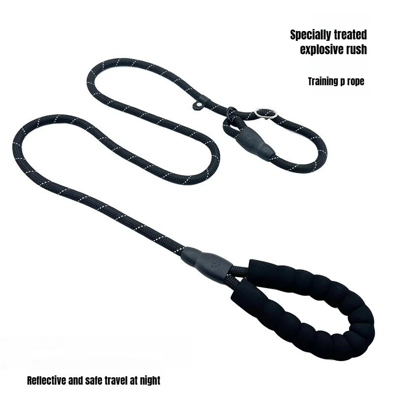 Harness Leash Dog Collar Small Puppy Accessories Explosion-proof Reflective  Training Anti-escape Walking Rope Pet Traction